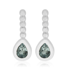 Orecchini in argento con Topazio Blu Cielo