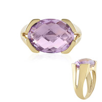 Anello in argento con Ametista Rose de France