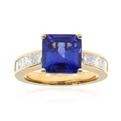 Anello in oro con Tanzanite AAA (CIRARI)