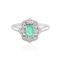 Anello in argento con Smeraldo Russo