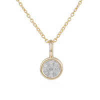 Collana in argento con Diamante PK (J)