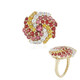 Anello in oro con Tormalina Rosa Nigeriana (Adela Gold)