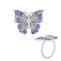 Anello in argento con Tanzanite