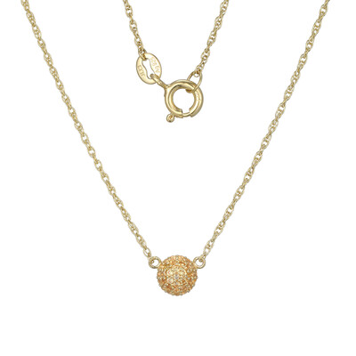 Collana in argento con Citrino (Adela Silber)