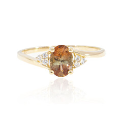 Anello in oro con Andalusite