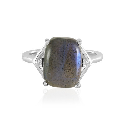 Anello in argento con Labradorite
