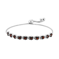 Bracciale in argento con Granato