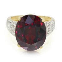 Anello in oro con Spessartina (AMAYANI)
