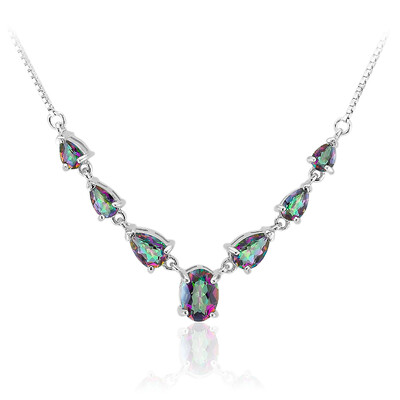 Collana in argento con Quarzo Mistico