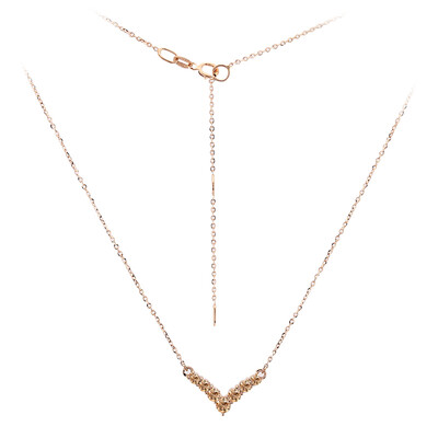Collana in oro con Diamante Rose de France SI1 di Argyle (Annette)