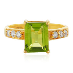 Anello in argento con Peridoto
