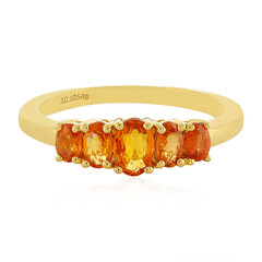 Anello in argento con Rubino Tramonto