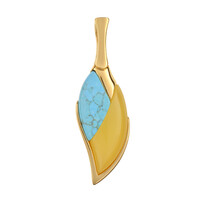 Ciondolo in argento con Ambra Milky Baltica
