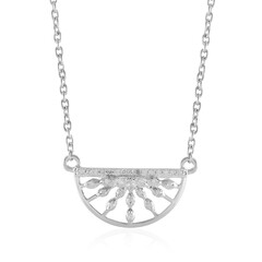 Collana in argento con Diamante I2 (I)