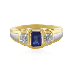 Anello in argento con Zaffiro Blu del Madagascar