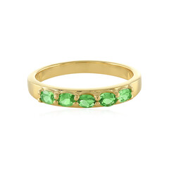 Anello in argento con Tsavorite