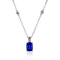 Collana in oro con Tanzanite AAA (CIRARI)