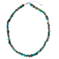 Collana in argento con Crisocolla