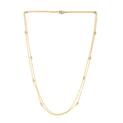 Collana in argento con Diamante I3 (J)