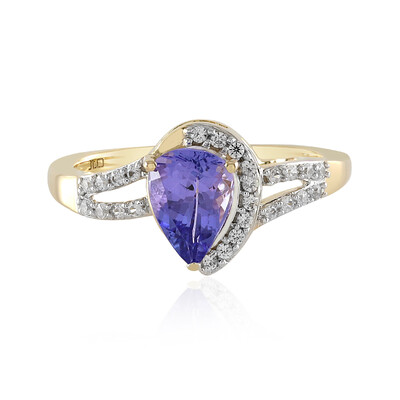 Anello in oro con Tanzanite