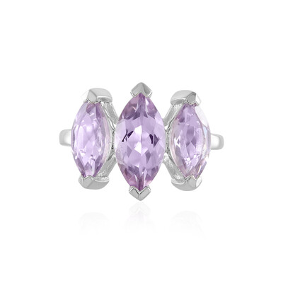 Anello in argento con Ametista Rose de France