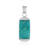 Ciondolo in argento con Amazzonite (Bali Barong)