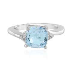 Anello in argento con Topazio Blu Cielo