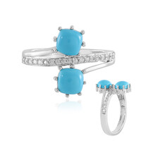 Anello in argento con Turchese Sleeping Beauty