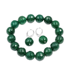 Parure in argento con Agata