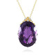 Collana in argento con Ametista Zambiana (Gems en Vogue)