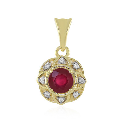 Ciondolo in oro con Rubino del Madagascar (Adela Gold)