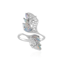 Anello in argento con Opale Australiano