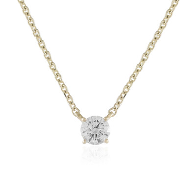 Collana in oro con Diamante IF (G) (de Melo)