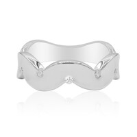 Anello in argento con Diamante I1 (G)