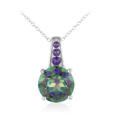 Collana in argento con Quarzo Mistico