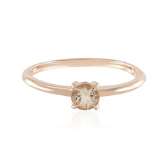 Anello in oro con Morganite