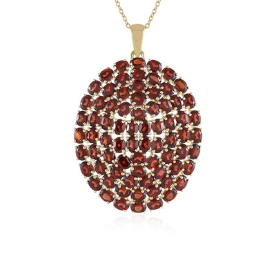 Collana in argento con Granato Mozambico