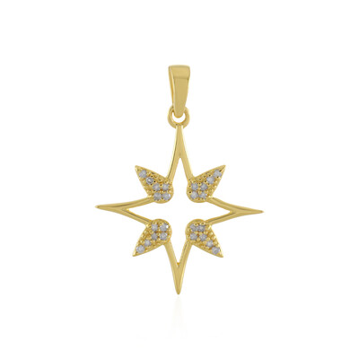 Ciondolo in argento con Diamante I3 (H)