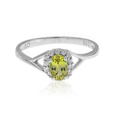 Anello in argento con Granato Mali