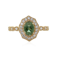 Anello in oro con Pietra del Sole dell'Oregon