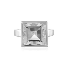 Anello in argento con Quarzo Bianco