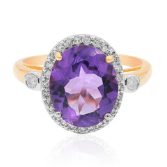 Anello in oro con Ametista