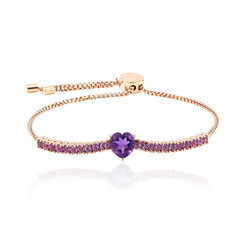 Bracciale in argento con Ametista Zambiana