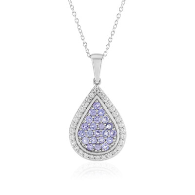 Collana in argento con Tanzanite