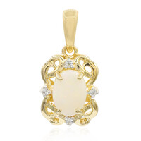Ciondolo in argento con Opale Bianco