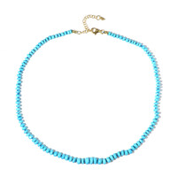 Collana in argento con Turchese Sleeping Beauty (Adela Silber)