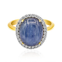 Anello in argento con Cianite del Nepal