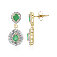 Orecchini in argento con Smeraldo Socoto