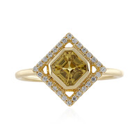 Anello in oro con Zircone Giallo