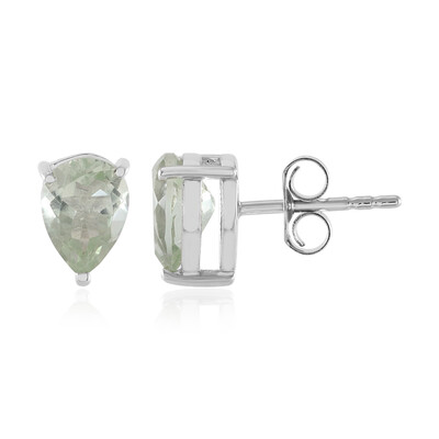 Orecchini in argento con Ametista Verde